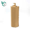 Easy to ship foldable kraft gift paper box